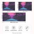 thumbnail image 2 of Yayeee Pillowcase Standard Size Set of 2 Satin Wrinkle Resistant Pillow Case, Night Neon Road, 2 of 7