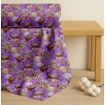 thumbnail image 4 of Soimoi Purple Cotton Poplin Fabric Crab,Shell & Coral Ocean Print Fabric by the Yard 56 Inch Wide, 4 of 7