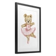 thumbnail image 4 of Ballerina Teddy Bear Black Framed Print Under Glass, design by Amy Hall, 4 of 10