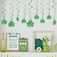 thumbnail image 6 of YIMWNYI 18Pcs St. Patrick's Day Hanging Grass Leaf Decoration - Irish Party Theme, Holiday Garland, St. Patrick's Day Home Decor, Party Wall Decor, 6 of 9