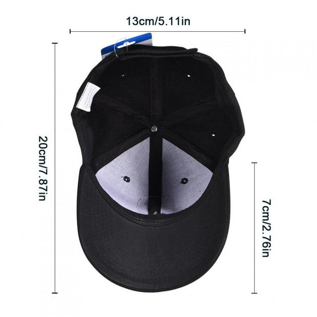 YLSHRF Support de Caméra d'Action, Casquette de Baseball Noire avec Crochet en J et Vis pour Caméras d'Action