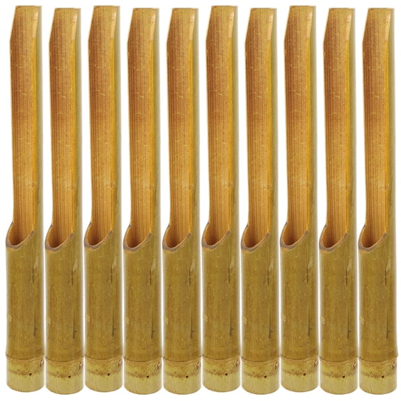 Qnmwood Vintage Bamboo Wind Chime Tubes for DIY Outdoor Decor