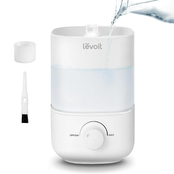Humidificador LEVOIT con tanque de llenado superior de 2,5 litros para habitación grande, 25 horas