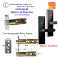 thumbnail image 2 of Smart Door Lock Tuya Electronic Lock Fingerprint Lock Password IC Card Key USB Charge For Smart Home, 2 of 6