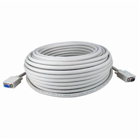 QVS 50 ft. Premium VGA HD15 Male to Female Tri - Shield Extension Cable