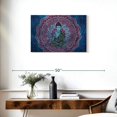 thumbnail image 3 of Elephant Stock Peaceful Buddha Wall Art - Horizontal Canvas Wall Art - Living Room Wall Decor - Religion And Spirituality Canvas - Turquoise And Red Decor - 30" x 20", 3 of 8