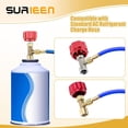 thumbnail image 3 of Tuyau de Charge Réfrigérant R134A R12 R22 avec Kit de Jauge, Tuyau de Recharge AC avec Jauge et Valve de Robinet de Perçage BPV31, Robinet de Canette R134A, Robinet de Canette R1234yf, R134A R1234yf Côté Bas Couple Rapide, 3 of 5