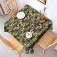thumbnail image 2 of Camouflage Square Tablecloth 60x60in(152x152cm) – Waterproof Polyester Printed Table Cover, Wrinkle Resistant & Washable for Kitchen Dining Picnic Party Decor, 2 of 6
