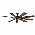 thumbnail image 3 of Kichler 300285AVI7 Gentry XL Rustic 85" Ceiling Fan With Light In Anvil Iron, 3 of 4