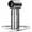 Chrome, variant on Portable Handheld Fan Life9, Turbo Power High Speed Air [18H Max Cooling Time], 5 Gear Wind, 5000mAh Rechargeable, Mini Pocket Design, Personal Fan for Travel Concerts Camping Makeup - Black