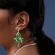 thumbnail image 3 of unbranded 1Par Pendientes De Hoja De Con Para En Festivales Y Fiestas, 3 of 6