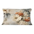 thumbnail image 3 of Designart "Lace with Rustic Charm" Floral Printed Throw Pillow, 3 of 5