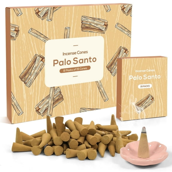 LA BELLEFÉE Sacred Wood Incense 8-Pack | Natural Woody Fragrance for Meditation, Relaxation, and Space Purification