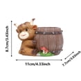 thumbnail image 3 of Klonfd Cow Planter Ceramic With Hole For Indoor Succulents And Home Garden, 3 of 4