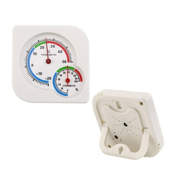 Mini Hygrometer Dual Dial Pointer Humidity Temp Tester Thermometer for Mechanical Homeuse ,High Precision