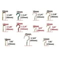 thumbnail image 6 of Hooks for Hanging Assortment, Hook for Hanging Coats, Towels, Lights, Clothes, Heavy Duty, Tools Needed, Variety of Sizes, 95 Pieces, 6 of 6
