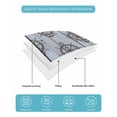 thumbnail image 4 of Full Size Quilt Bedding Set, Nautical Brown Anchor Reversible Summer Quilt 3 Pieces, Coastal Ocean Sea Grey Wooden Grain Lightweight Bedspreads Coverlets with 2 Pillow Shams for All Seasons, 4 of 5