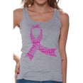 thumbnail image 1 of Awkward Styles Cancer Awareness Women's Tanks Ribbon Breast Cancer Awareness Pink Ladies Tank Top Pink Ribbon Sleeveless Shirt for Her, 1 of 4