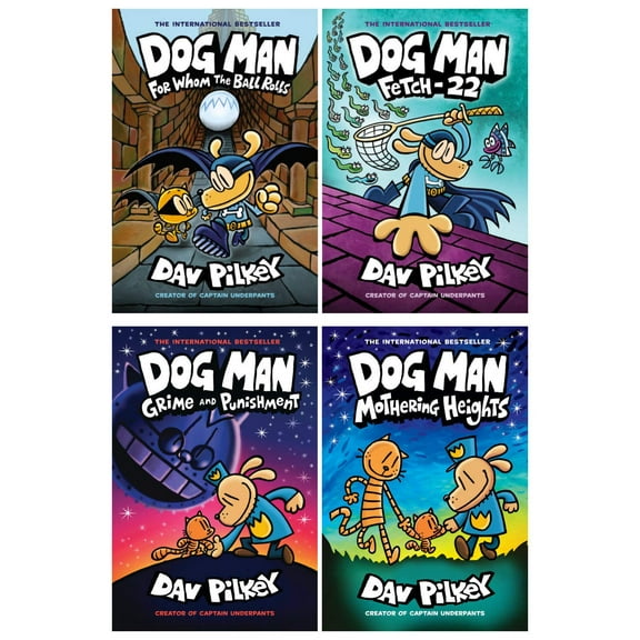 Dav Pilkey’s Dog Man Adventures Vol. 7–10 – Brawl of the Wild to Mothering Heights Collection
