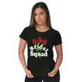 thumbnail image 3 of Bridal Squad Bachelorette Party Womens Fitted Plus Size Graphic Tee Brisco Brands 2X, 3 of 5