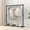 Black, variant on Orangide Metal Clothing Rack with Bottom Shelf, Garment Rack with Shoe Storage, Freestanding Coat Rack for Home Entryway and Dorm Room