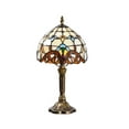thumbnail image 4 of Orinova Tiffany-Style Table Lamp Stained Glass Bedside Lamp for Living Room Bedroom Traditional Desk Light 14.5'' H Multi-Color, 4 of 8