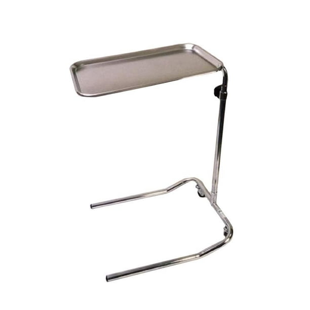 Instrument Tray Stand 19”UShaped Base Medical Tray Stand. Stainless