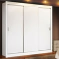 thumbnail image 2 of Ropero Closet Madesa Monaco 3 Puertas Corredizas Blanco Madesa 1093, 2 of 11