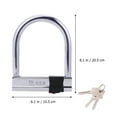 thumbnail image 6 of FUEENIRVA Bike Locks Heavy Duty Anti Theft Silver 1Pc, 6 of 7