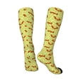 thumbnail image 4 of Balery Floral Squirrel Printed Novelty Socks Men's Women's Crew Socks Sports Socks Knee High Socks Cotton Socks Quirky and Cool Socks, 4 of 9