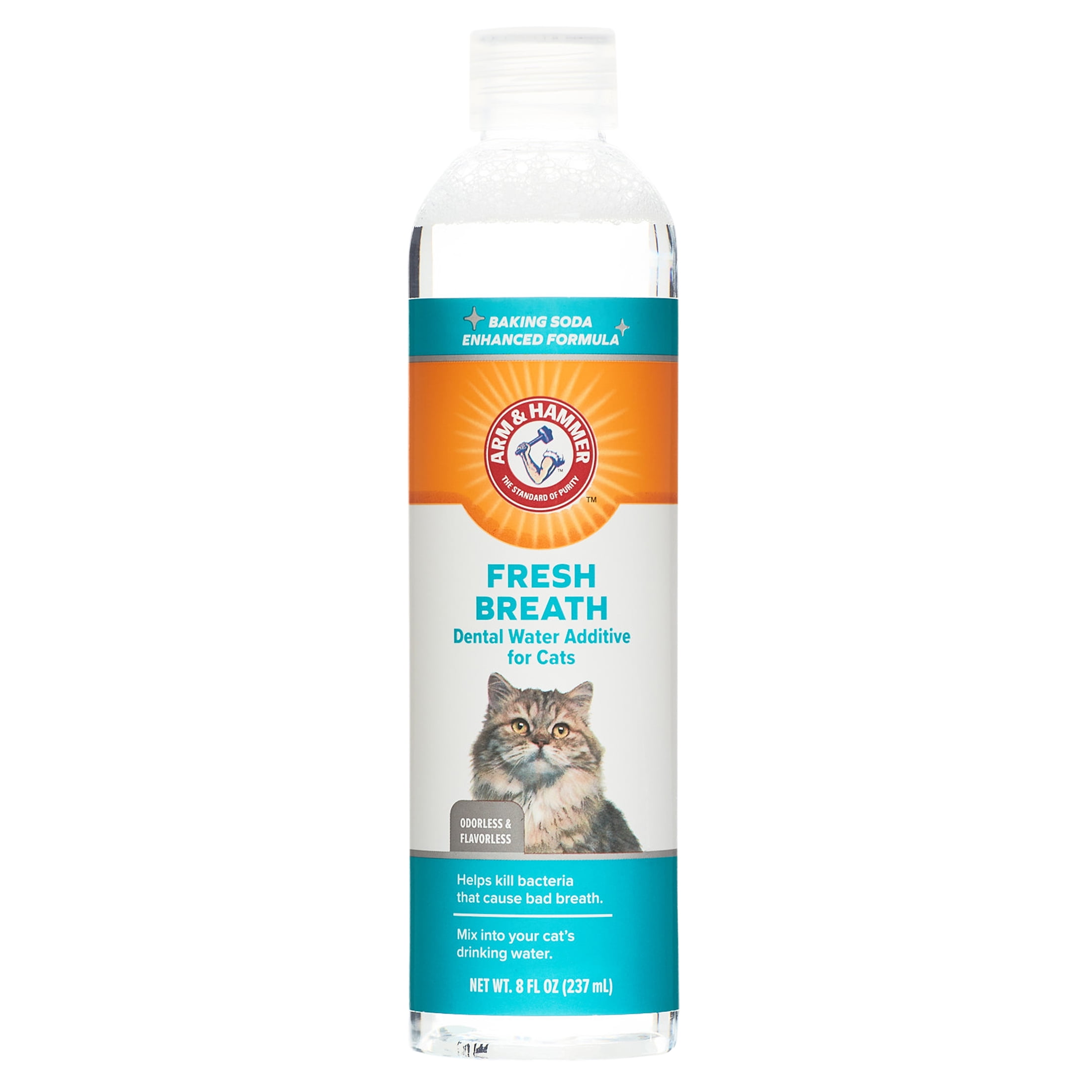 Arm Hammer Advanced Care Dental Water Additive for Cats Mint Flavor 8 fl oz
