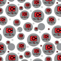 Justice League Cyborg Logo Premium Gift Wrap Wrapping Paper Roll