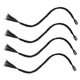 thumbnail image 5 of CHICHUMID 4Ud Extensiones Trenzadas Clip in Negro Para Coleta Look Y Chic Cosplay, 5 of 8