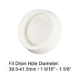 thumbnail image 4 of Uxcell Rubber Sink Plug, White Drain Stopper Fit 1-9/16" to 1-5/8" Drain for Bathtub Kitchen and Bathroom 3 Pack, 4 of 5