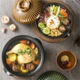 thumbnail image 6 of Large Korean Ceramic Bowl with Lid and Platter, Sizzling Hot Pot for Dolsot Bibimbap, Soup, Casserole, Rice, 6 of 6