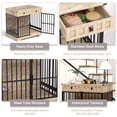 thumbnail image 4 of Jaula de madera para perros, caseta Erteliza, 35.5 pulgadas para perros, 4 of 9