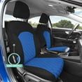 thumbnail image 4 of For 2019-2024 Kia Forte FH Group Neoprene Custom Fit Waterproof Car Seat Covers - Front Set Blue, 4 of 8