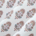 thumbnail image 2 of No. 918 Avie Global Medallion Semi-Sheer Grommet Curtain Panel, 40"x84", Apricot Orange, 2 of 7