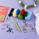 thumbnail image 4 of Beginner Crochet Kit Dinosaur Crochet Kits Animals Diy With Step Instructions Craft Art 3 Colors 6pcs, 4 of 5