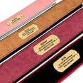 thumbnail image 3 of Wide Leather Dog Collar Personalized with Nameplate Soft Padded for Medium Large Dogs, 3 of 11