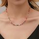 thumbnail image 1 of Collar de perlas de moda nacional collar de perlas de mijo de colores cadena de clavícula de playa de verano collar corto de estilo bohemio joyas de pareja regalo de San Valentín, 1 of 5