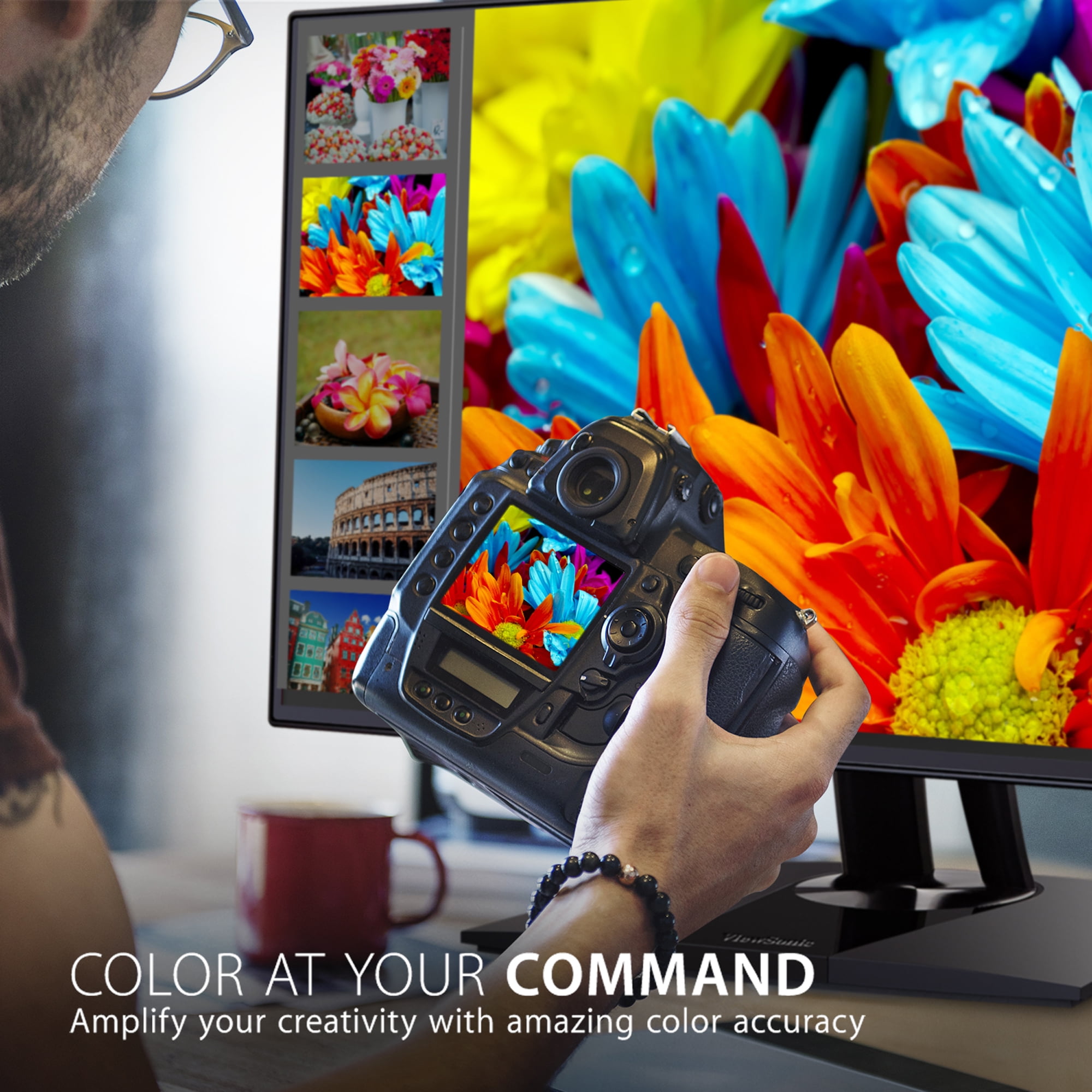 ViewSonic VP3256-4K 32" 4K Graphic Design Monitor with USB-C