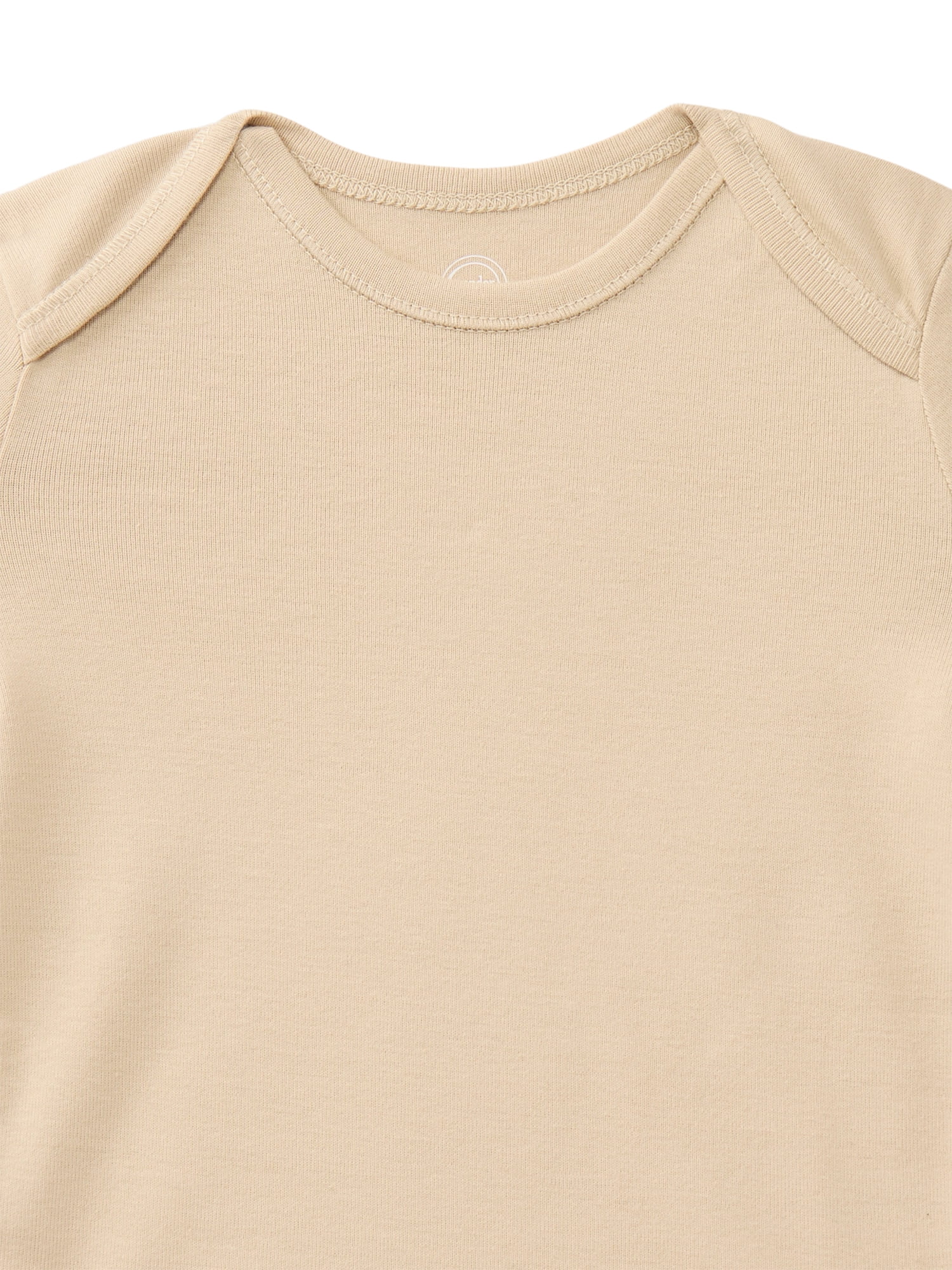 Wonder Nation Baby Boys Bodysuit with Short Sleeves, 3-Pack, Sizes 0-24M