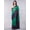 Peacock Green, variant on Temple Border Banarasi Saree with All-Over Stripes Weave and Zari work Wide Border-Anchal – Cadmium Yellow