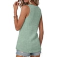 thumbnail image 4 of MOSHU 2 Pack Tank Tops for Women Crew Neck Sleeveless Tops Dressy Casual Loose Fit Summer Shirts, 4 of 9