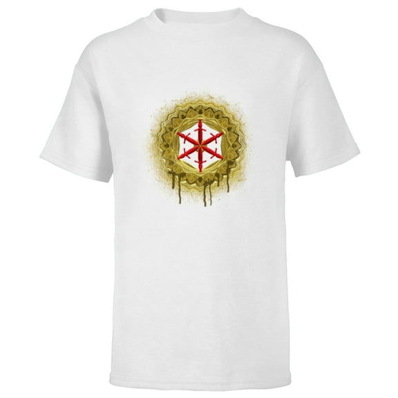 Marvel Studios Ms. Marvel Red Dagger Icon - Short Sleeve T-Shirt for Kids - Customized-White