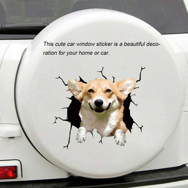 Refrigerator Sticker Animal Type Static Car Window Decal Decoration Decal Static Window Decal PVC Wall Paper, Type 7