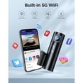 thumbnail image 3 of AZDOME M300S 4K Dash Cam Front and Rear, 5.8G WiFi GPS Dash Camera for Cars, Free 64GB SD Card, 170° Wide Angle, Voice Control, G-Sensor, WDR Night Vision, 24H Parking Monitor, Max Support to 256GB, 3 of 8