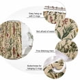 thumbnail image 6 of Rustic Botanical Waterproof Fabric Shower Curtain,Vintage Floral Wildflower Waterproof Fabric Shower Curtain for Bathroom Curtains Bathtubs Hotel Washable Shower Curtains with 12 Hooks Standard 66x72, 6 of 8