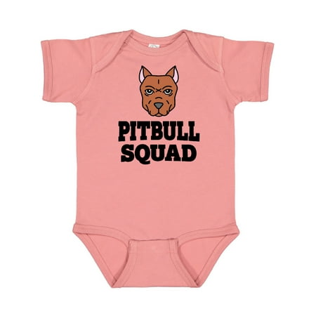 

Inktastic Dog Pitbull Squad Gift Baby Boy or Baby Girl Bodysuit